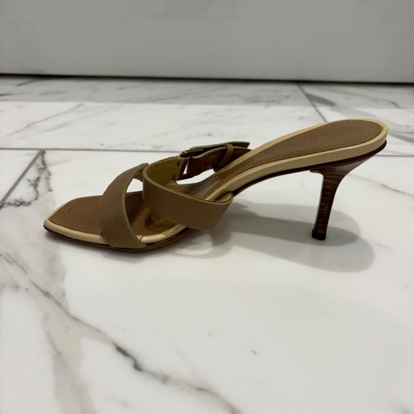 Gucci Sand, Pelle S Cuoio Gaudi Antic Heels/Sandals Size 5.5B - Picture 5 of 11